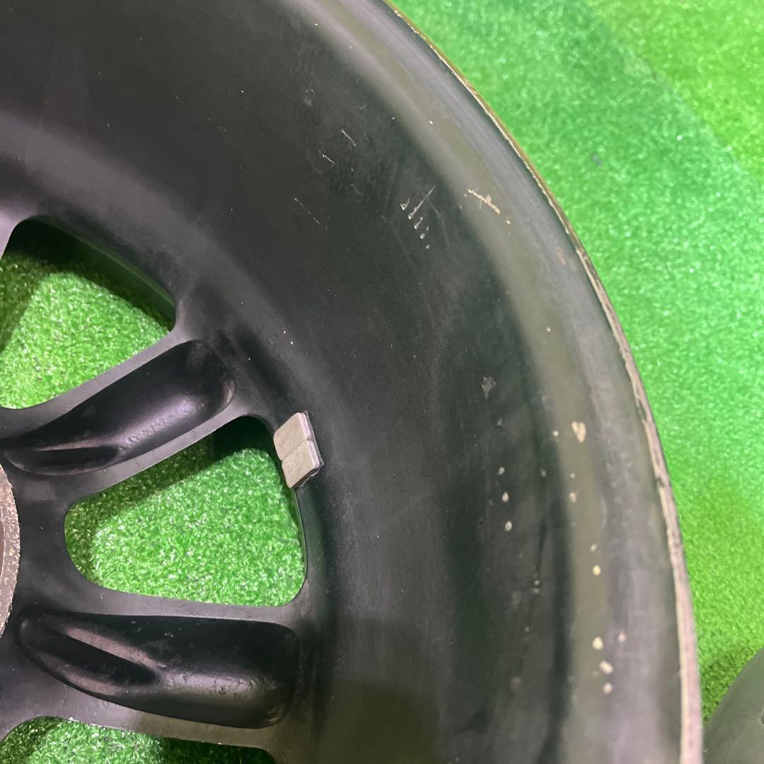 ブラックレーシング　8スポーク　2本 送料込み