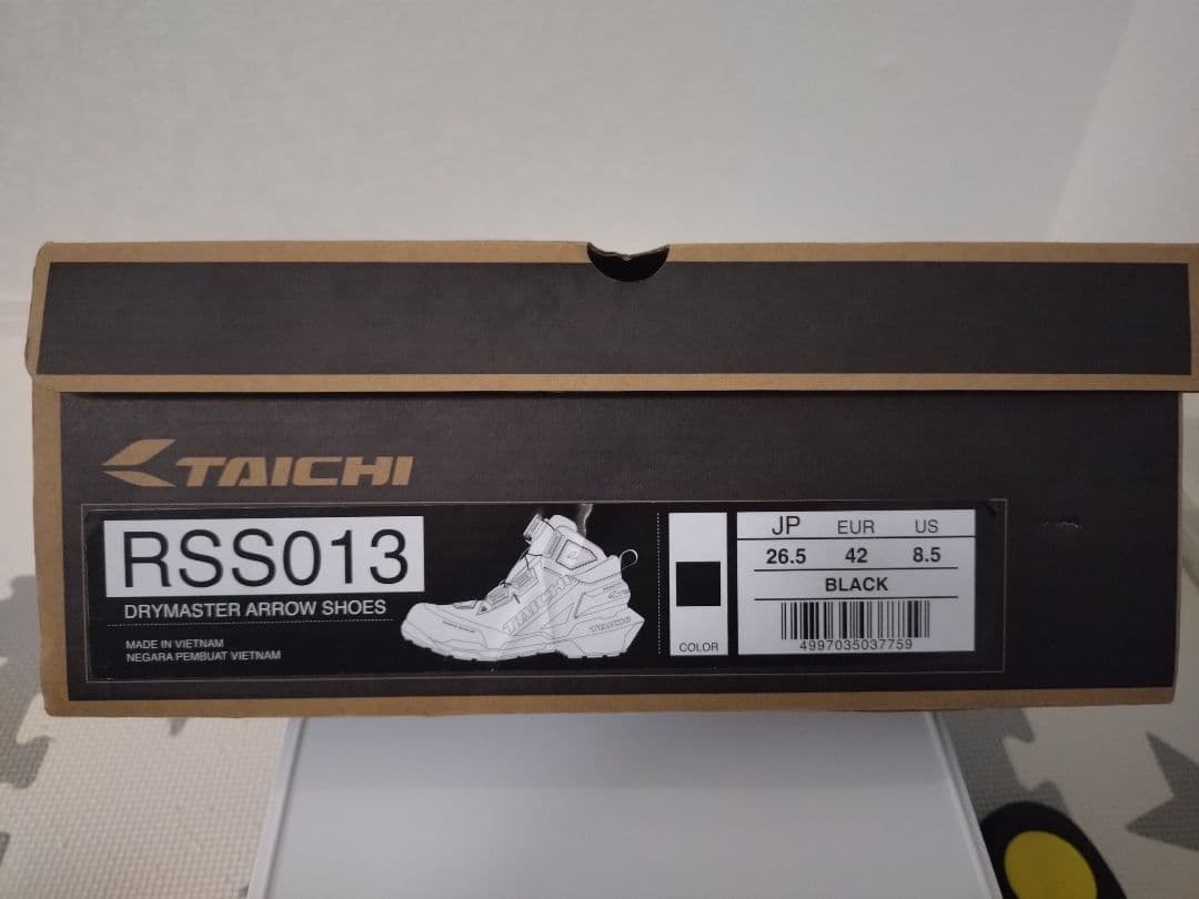 RS TAICHI DRYMASTER ARROWSHOES 26.5　黒