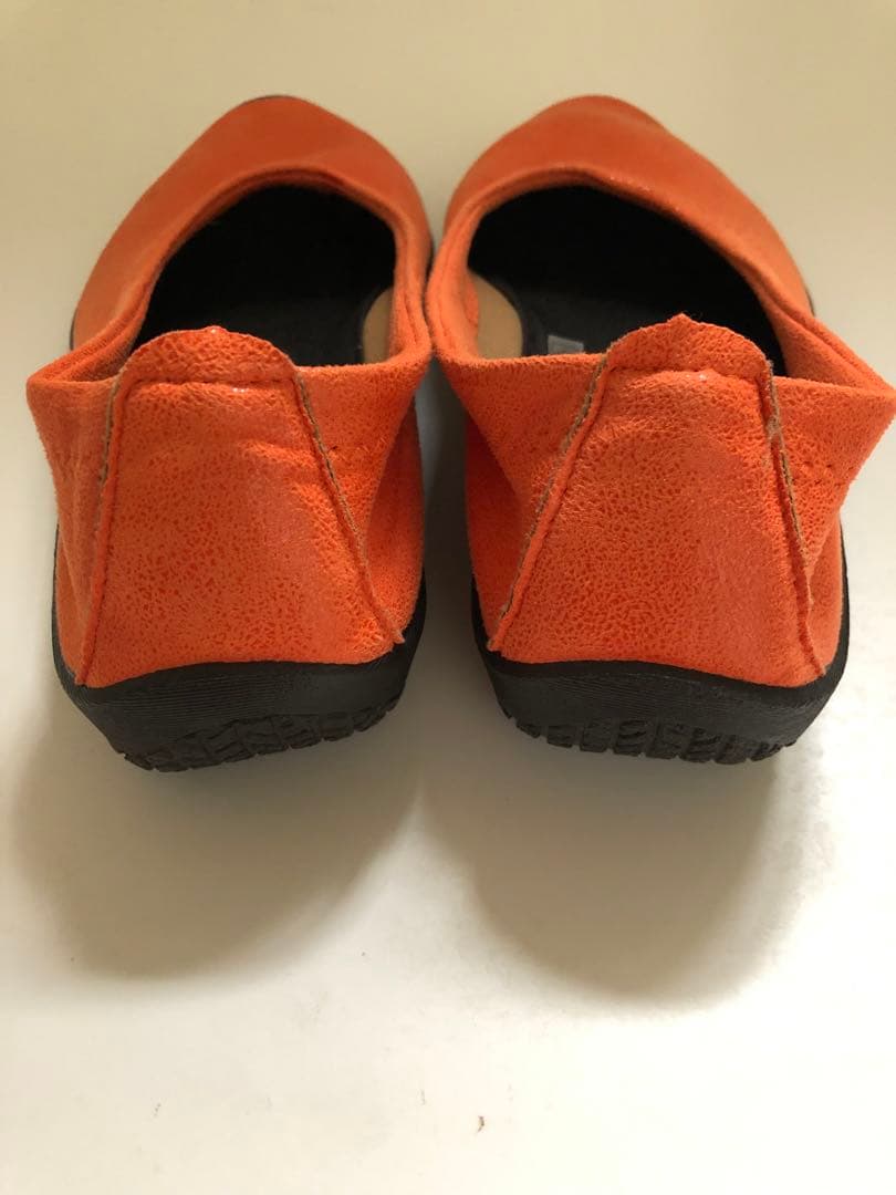 未使用 アルコペディコ バレリーナパンプス 37 オレンジ 完売品