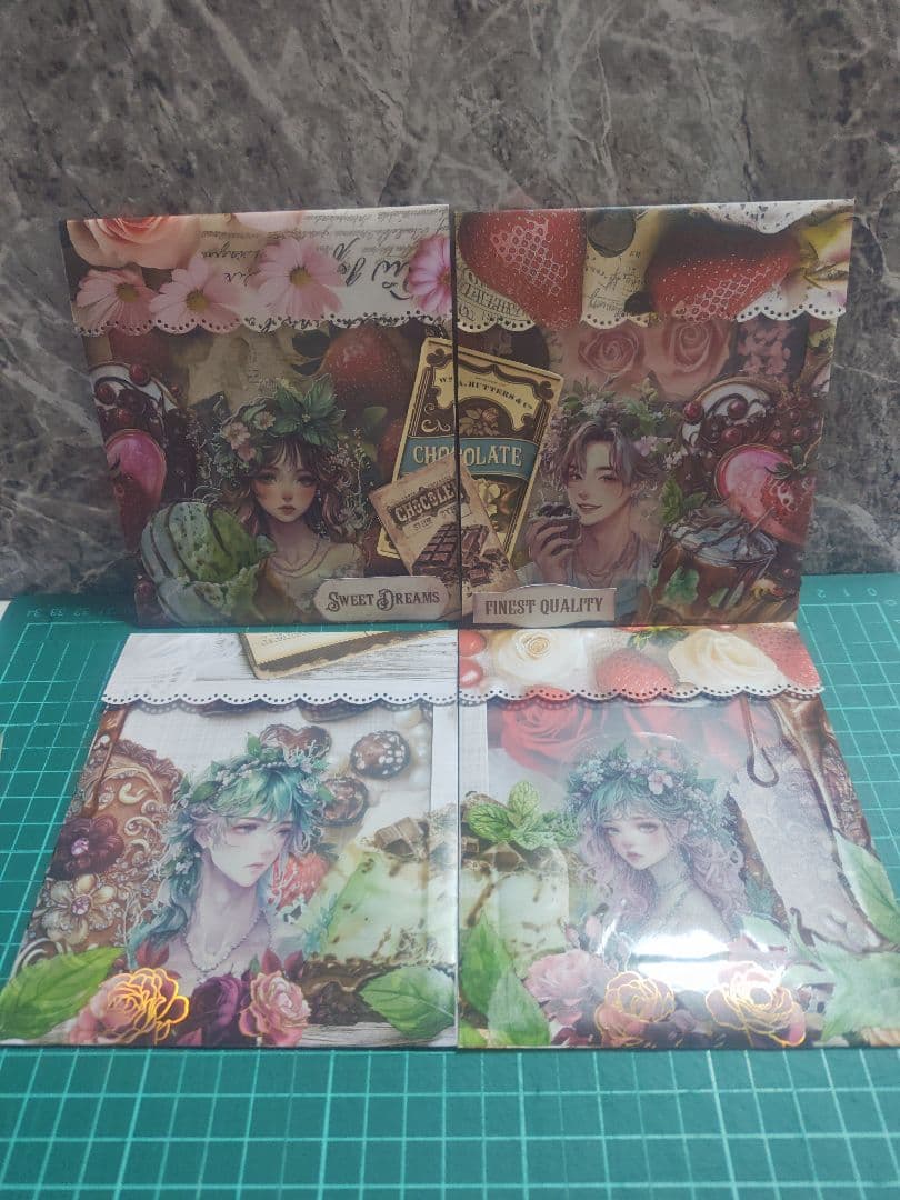 窓付き平袋4枚セット