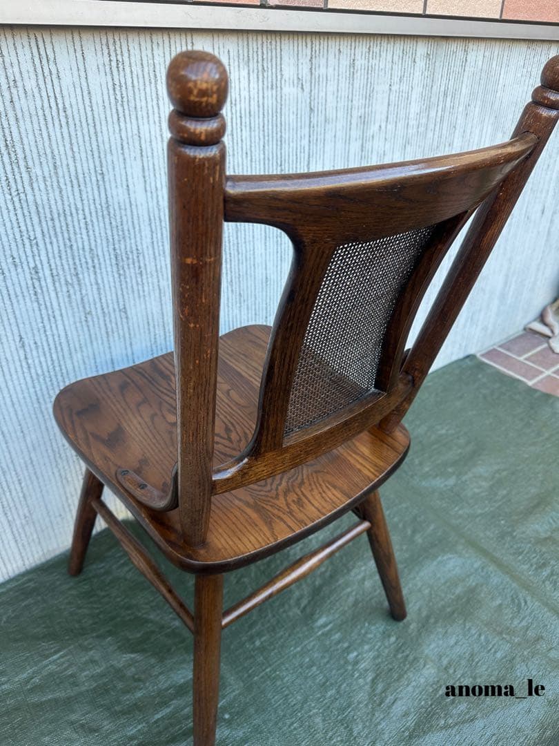 【ダイニングチェア】1　Shin　Lee　シンリー　ラタンバックチェア◎