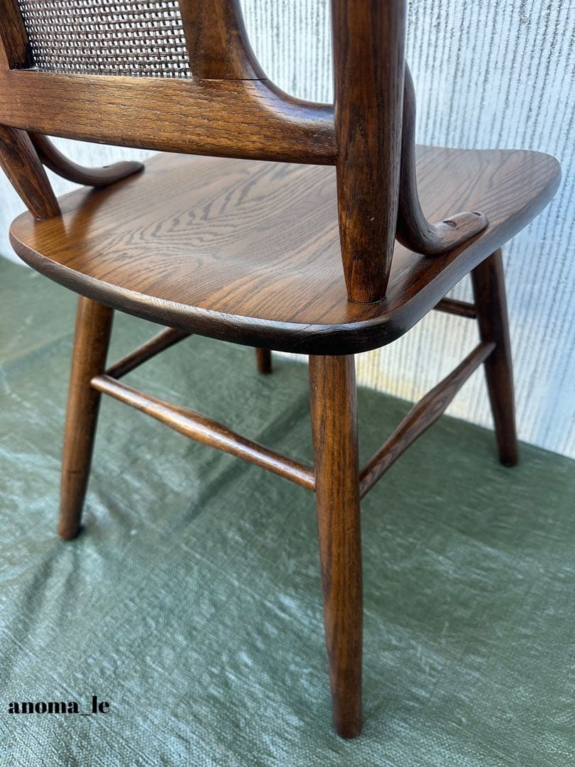 【ダイニングチェア】1　Shin　Lee　シンリー　ラタンバックチェア◎