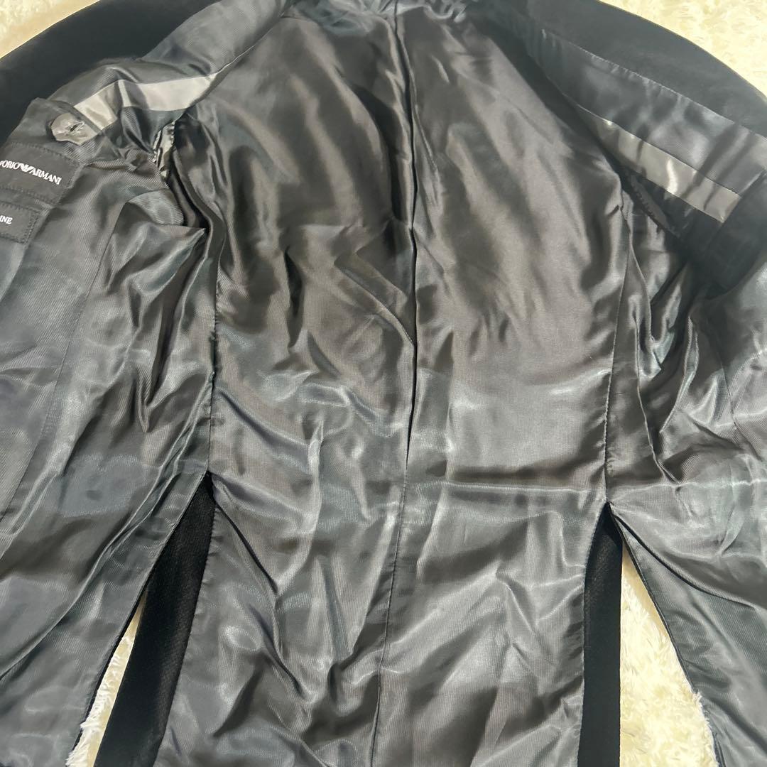 【極美品】エンポリオアルマーニ ベロア　テーラード M LINE 50