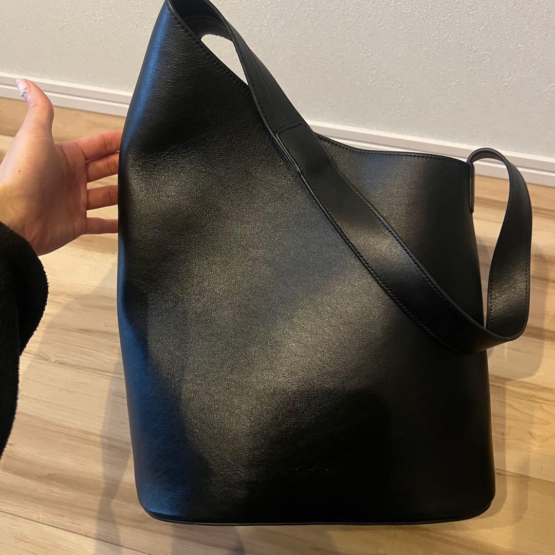 バッグ AESTHER EKME Lune Large leather tote bag