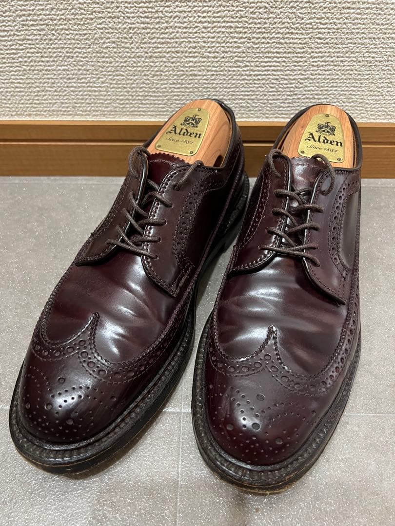 【ALDEN】オールデン 975 バーガンディ コードバン　6D