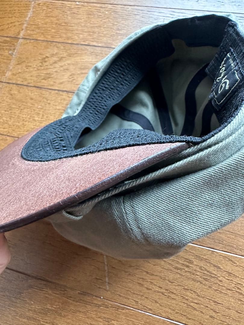 Dry Bones ジョニーキャップ キャスケット ドライボーンズ レザー切替