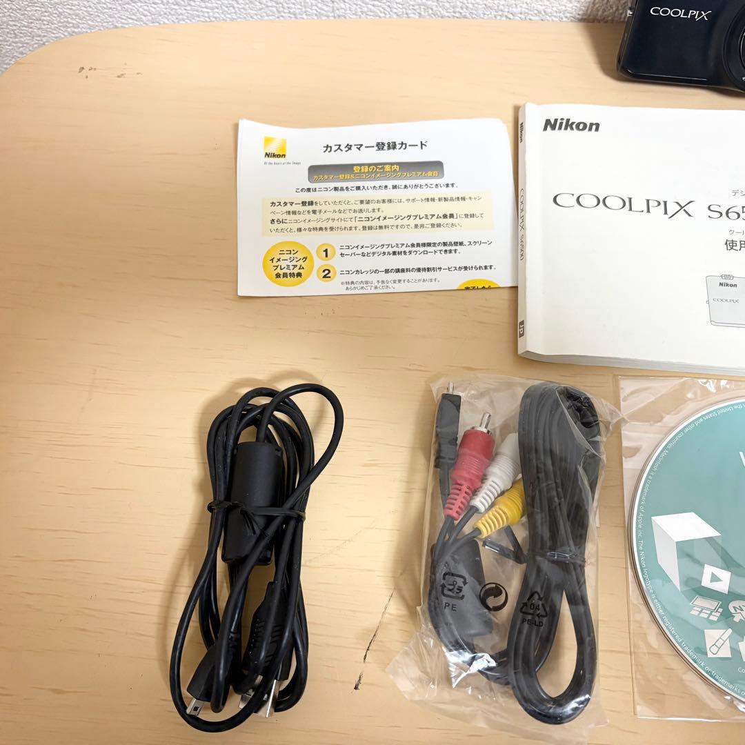 ■Nikon COOLPIX S6500 ブラック コンパクトデジタルカメラ