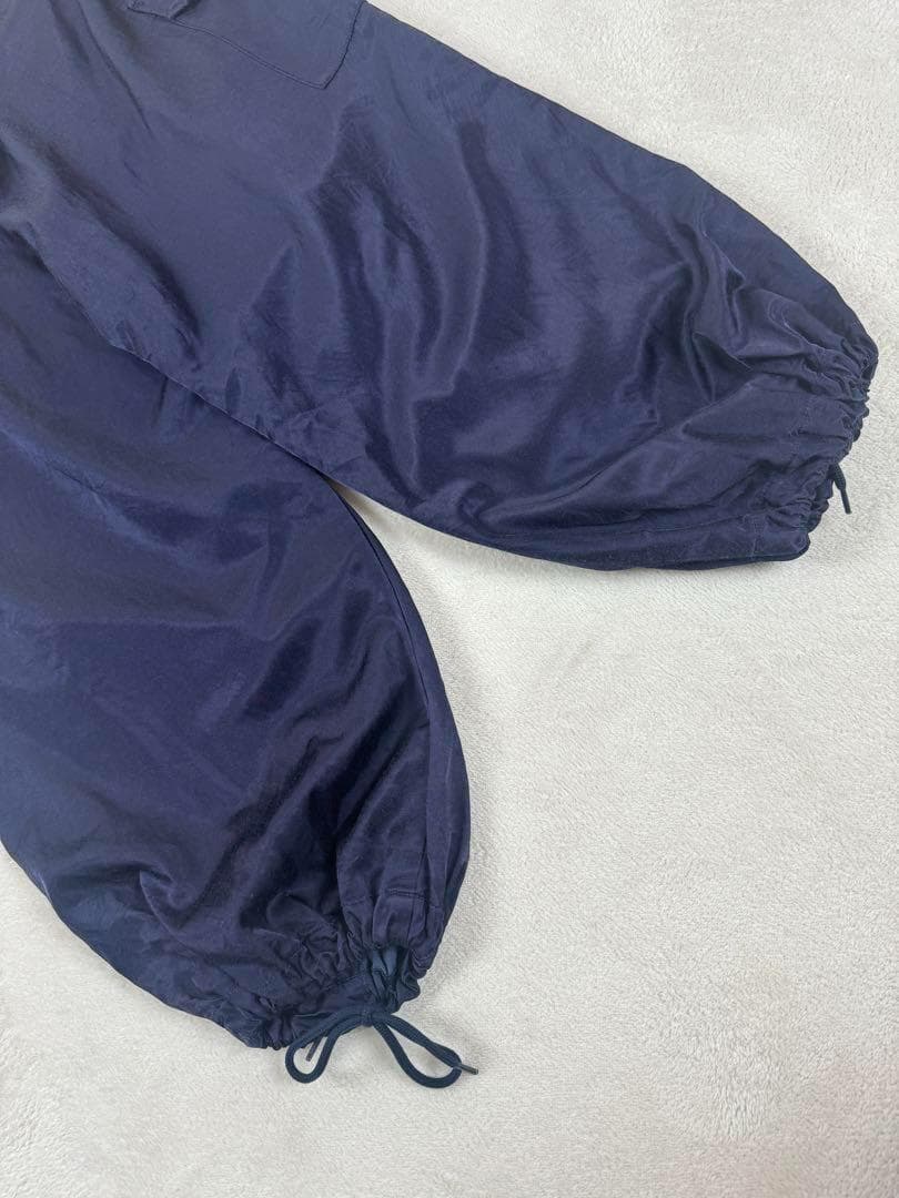 ジャーナルスタンダードラックス　サテンカーゴパンツ　ネイビー　紺色