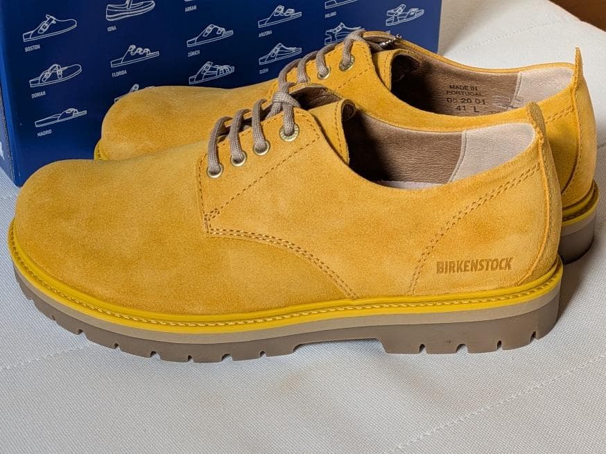 マ*ー様 新品BIRKENSTOCK クレイヴァーオーク スエードレザーシューズ