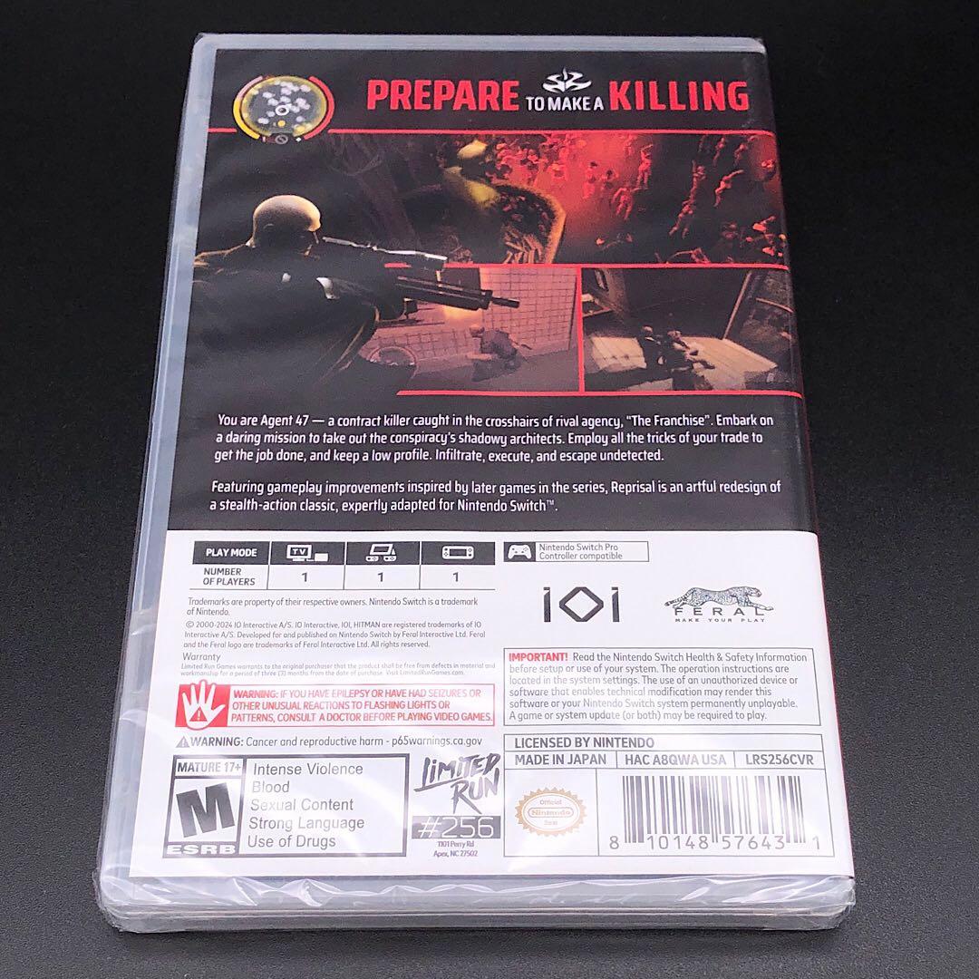 Hitman: Blood Money ヒットマン ブラッドマネー switch