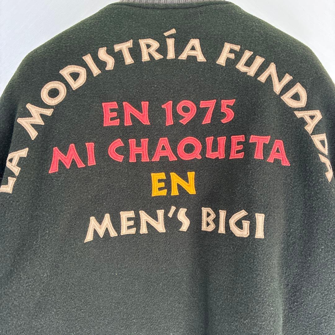 MEN'S BIGI スタジャン　袖レザー