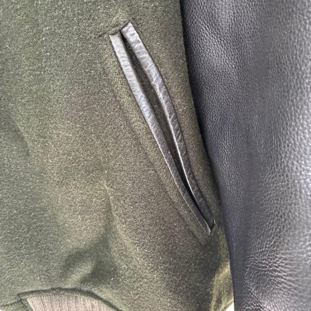 MEN'S BIGI スタジャン　袖レザー