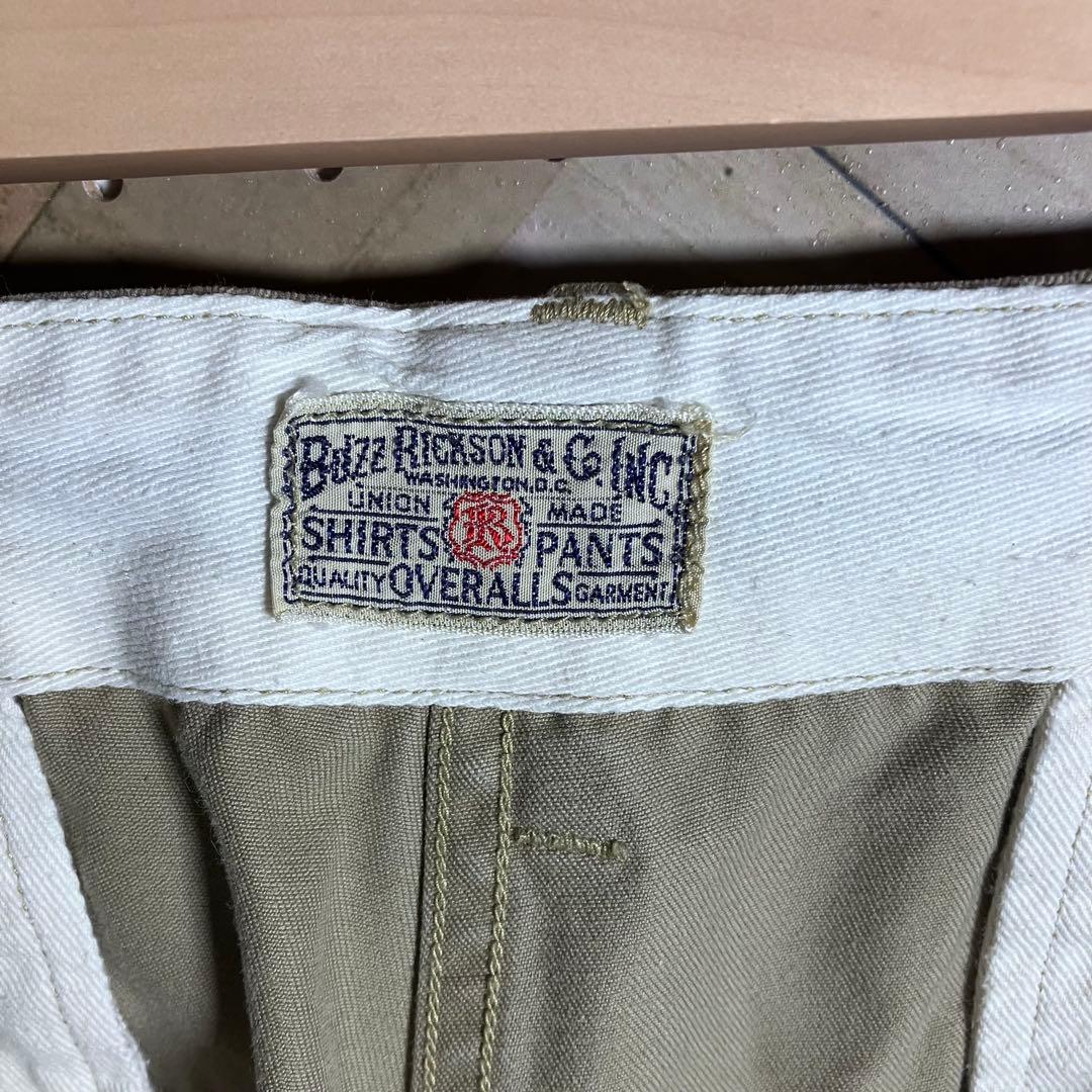 バズリクソン チノパン 34 美品 ミリタリー ワーク USA