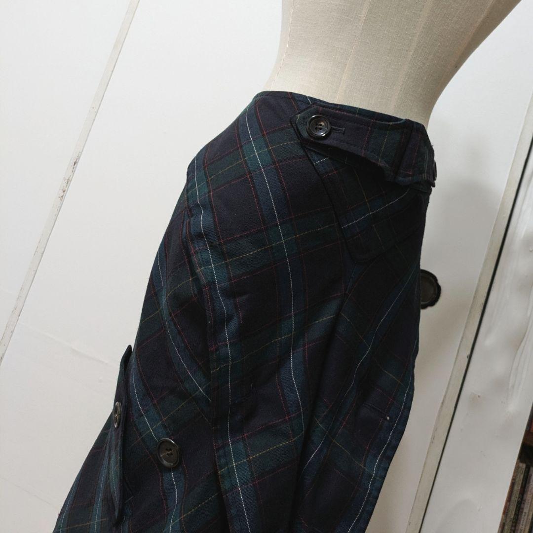 ジュンヤ コム・デ・ギャルソン／グリーンチェックペンギンパンツ