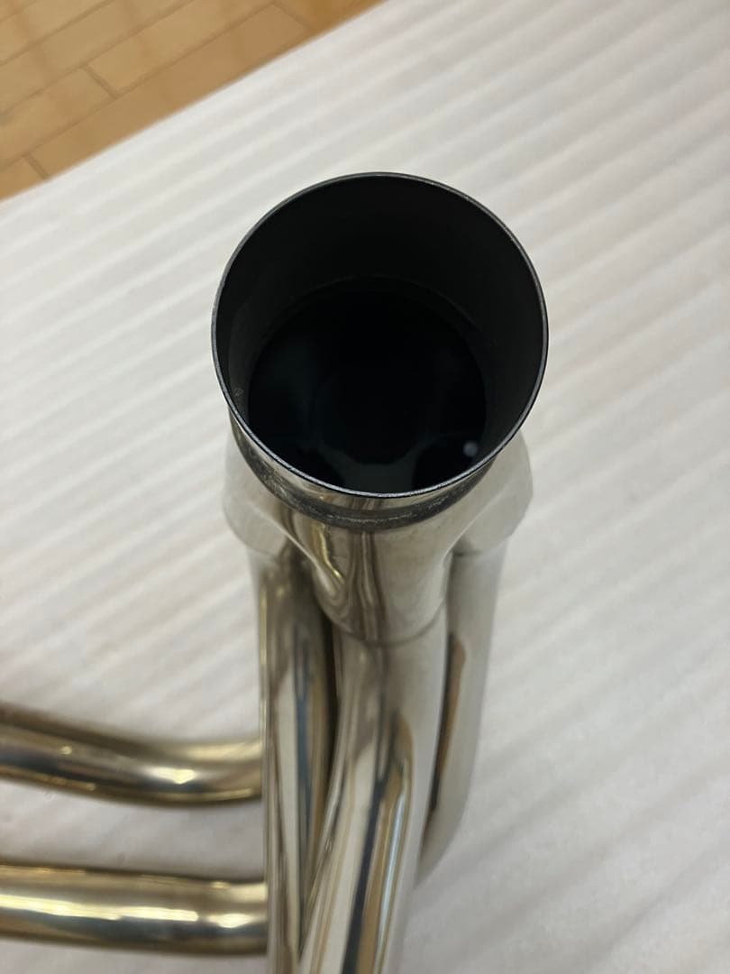 希少　ホンダX4 オーバーレーシング　ステンレス製メガホンマフラー