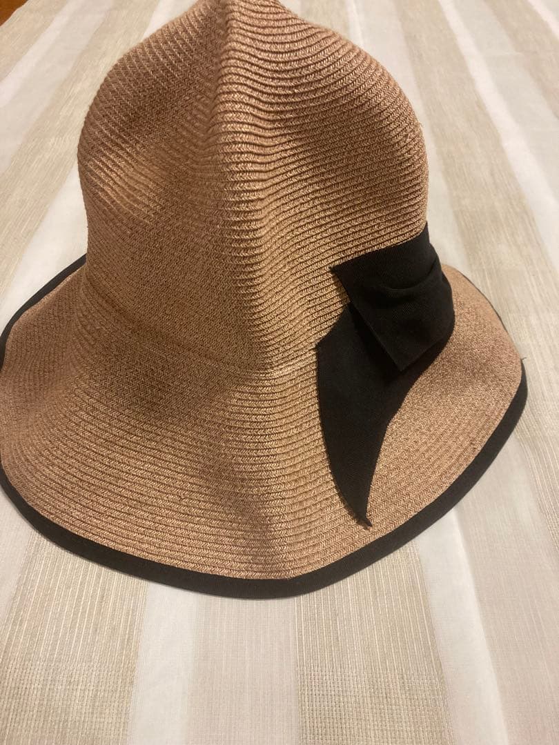 【100%完全遮光】芦屋ロサブラン　麦わら帽子　リボンハット