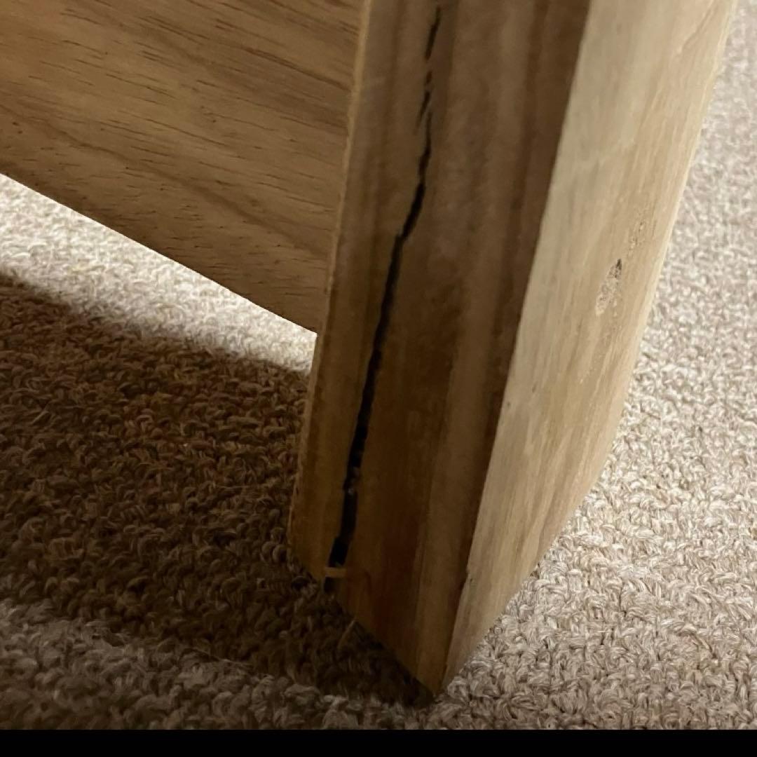 ケヤキで作ったベンチ