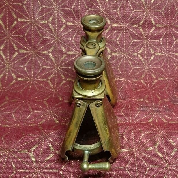 アンティーク 双眼鏡 折り畳み式