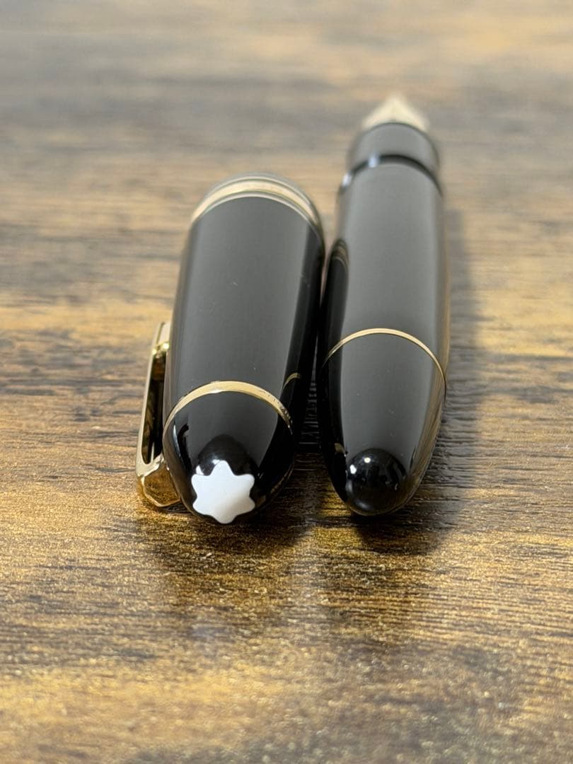 未使用に近い　146 ル グラン　14K 全金　2段エボナイトペン芯　万年筆　F