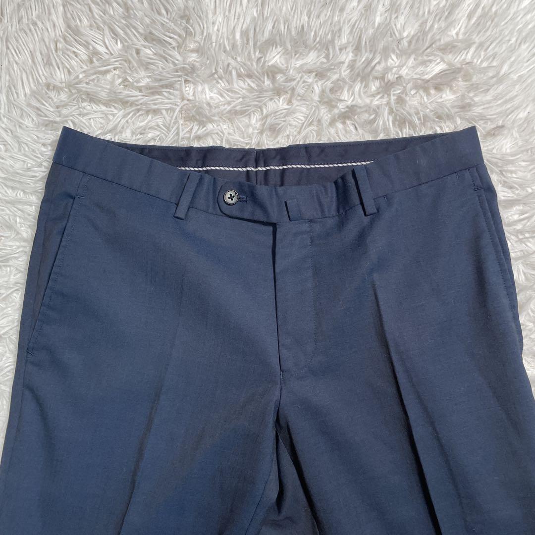 スーツカンパニー　セットアップ　スーツ　ベスト　3ピース　ネイビー　L