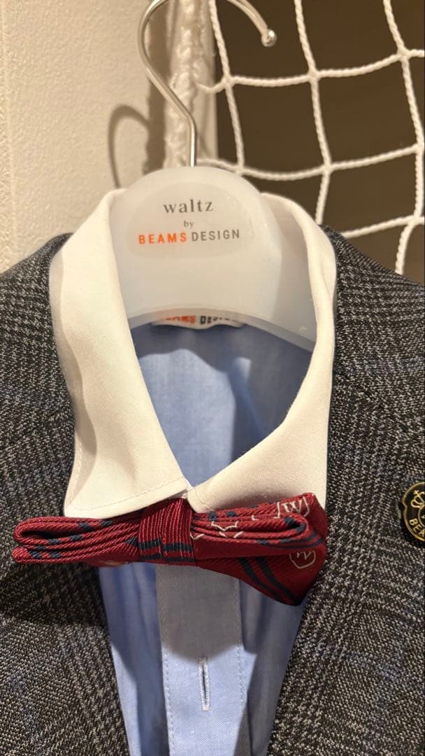 waltz by BEAMS DESIGN スーツ 蝶ネクタイ 灰色 130cm