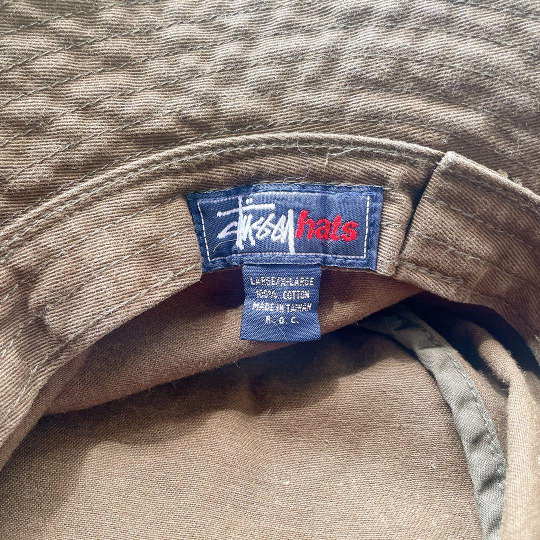 90s オールド ステューシー stussy 希少カラー カーキ バケットハット