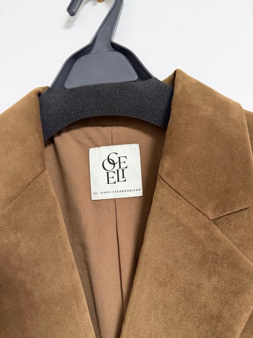 スエードオーバージャケット キャメルブラウン　Mサイズ　<新品未使用品>