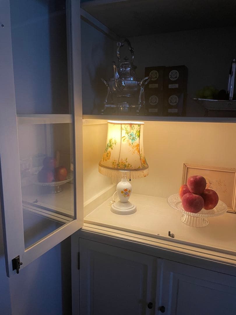 Blanc D’ivoireブランディボワール　ガラスキャビネット　アンティーク