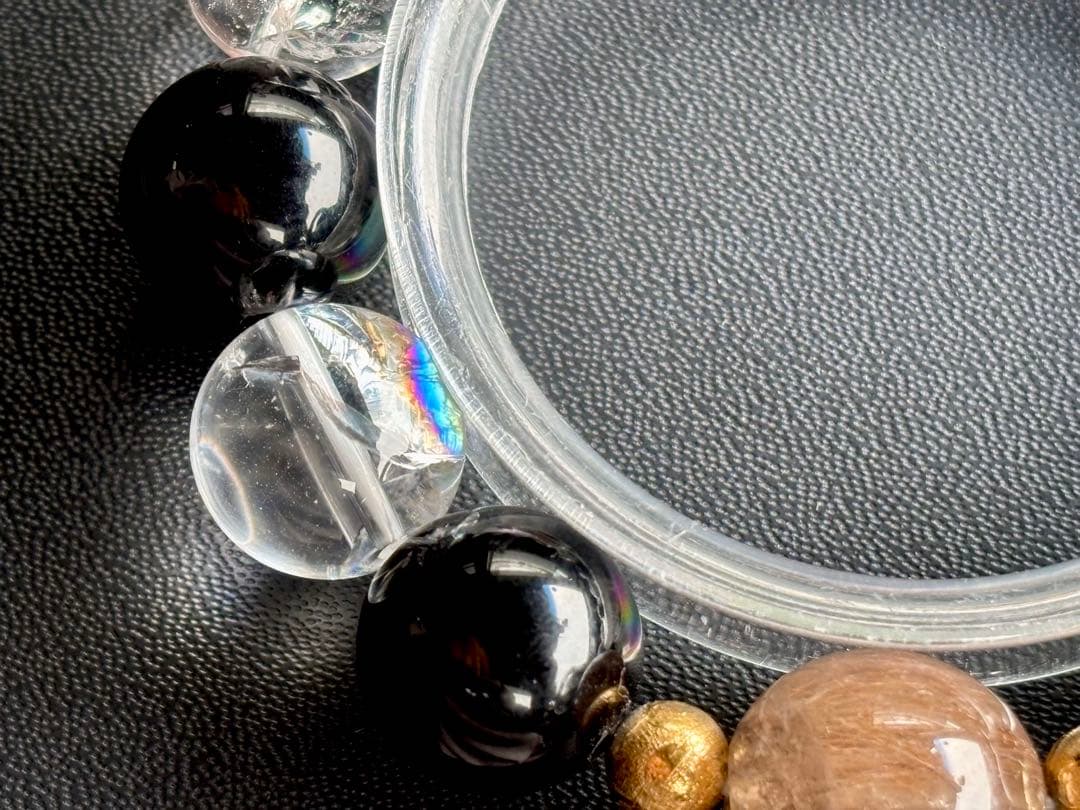 ちょこみんと　究極品質　オリジナルデザインの神大珠ブレス〜天照守護神14〜