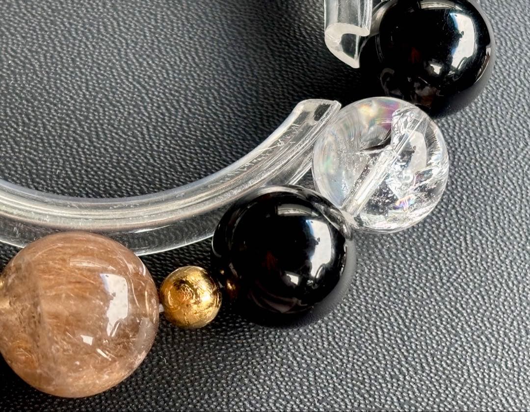 ちょこみんと　究極品質　オリジナルデザインの神大珠ブレス〜天照守護神14〜