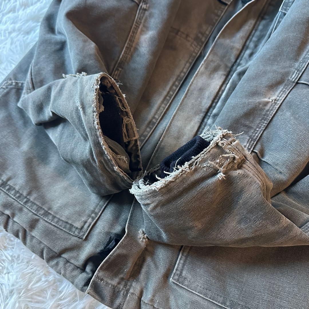 Carhartt トラディショナルコート ダック地 L相当 カーキ オリーブ