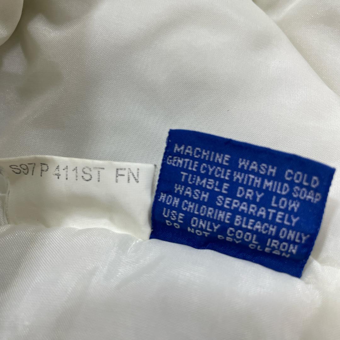 90s スターター NYヤンキース スタジャン 筆記体ロゴ ネイビー M