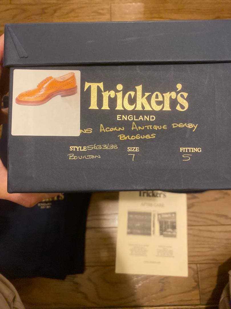 Tricker's バートン UK7 エイコンアンティーク トリッカーズ