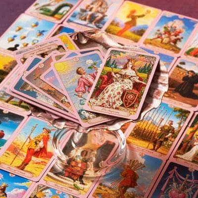 【正規品タロットカード】上品なピンク縁✨優雅で幻想的✨ロマンチックな愛のデッキ