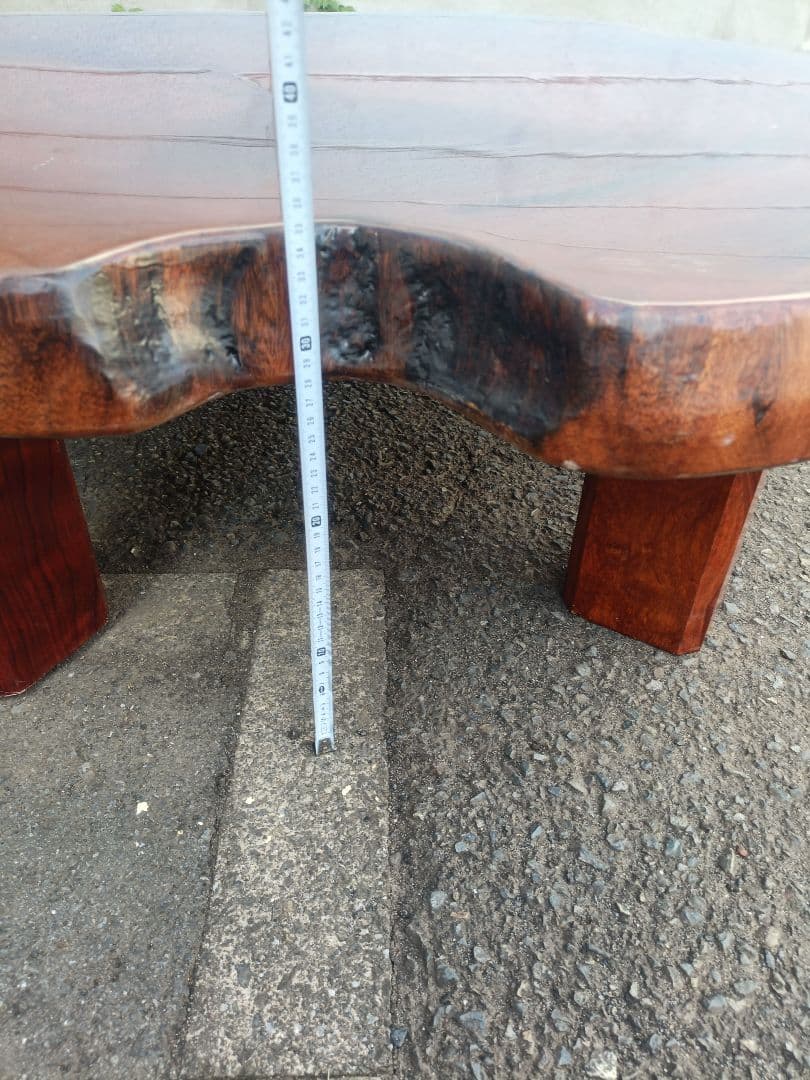 早い者勝ち　一枚板 ローテーブル　木製　高級　重厚