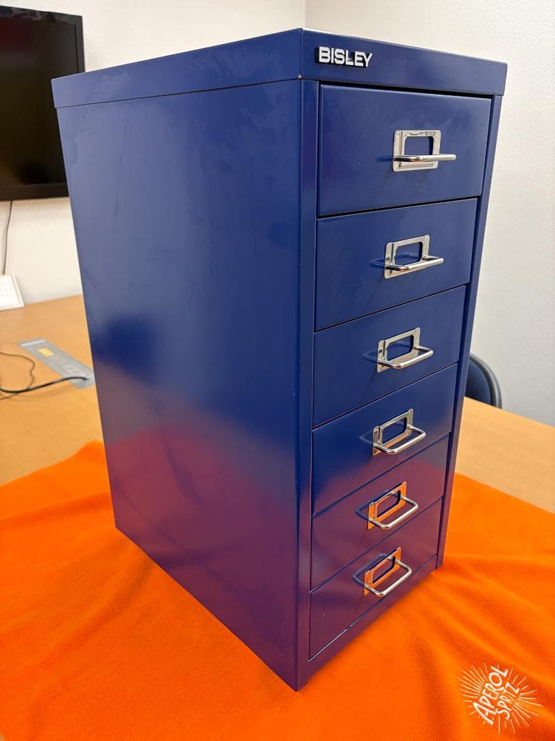 BISLEY スチール製 6段引き出しキャビネット　996BA3/6ST