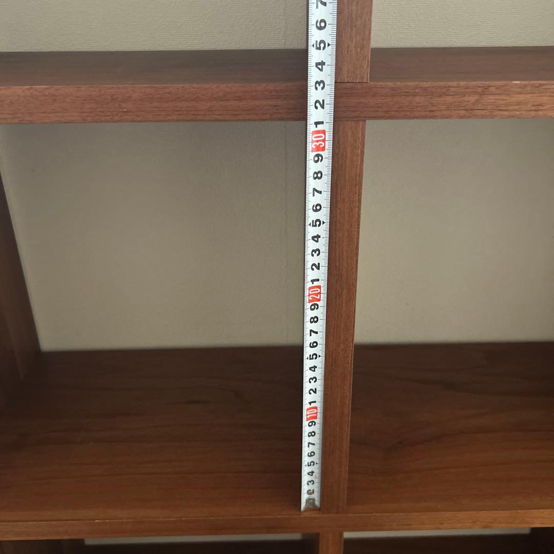 杉工場★木と風★ウォールナット★シェルフ★木製オープンラック★