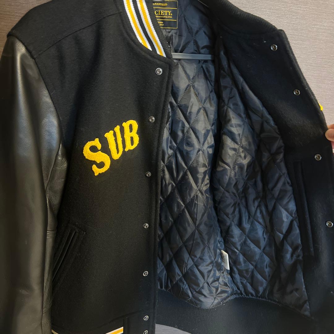 SUBCIETY スタジャン ブラック/イエロー