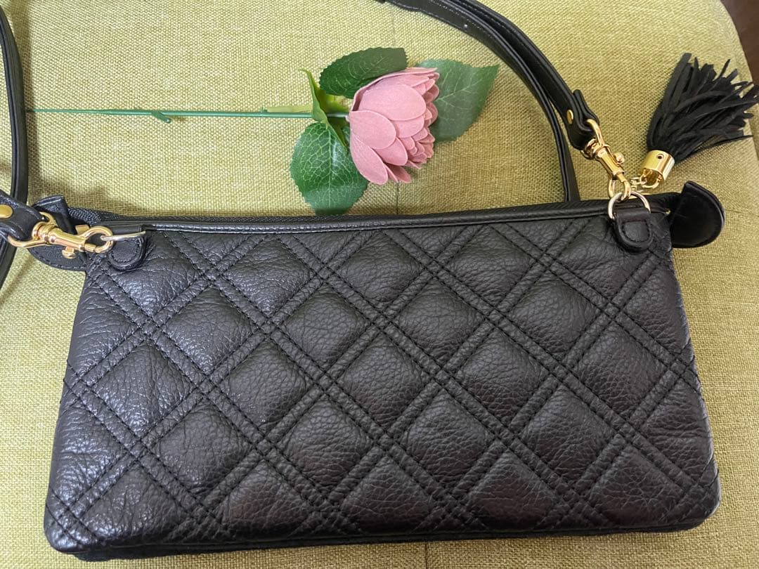 r*e様 アタオ　ブーブー　ブラックダイヤモンド　レザーキルティング