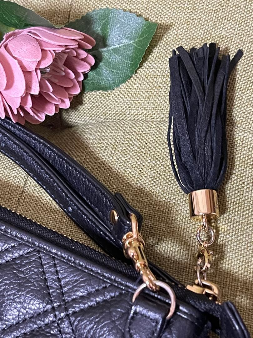 r*e様 アタオ　ブーブー　ブラックダイヤモンド　レザーキルティング