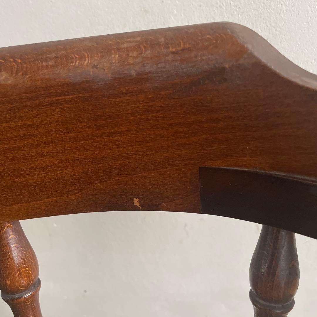 ④飛騨産業　キツツキマーク　ウィンザーアームチェア　アンティーク　ヴィンテージ