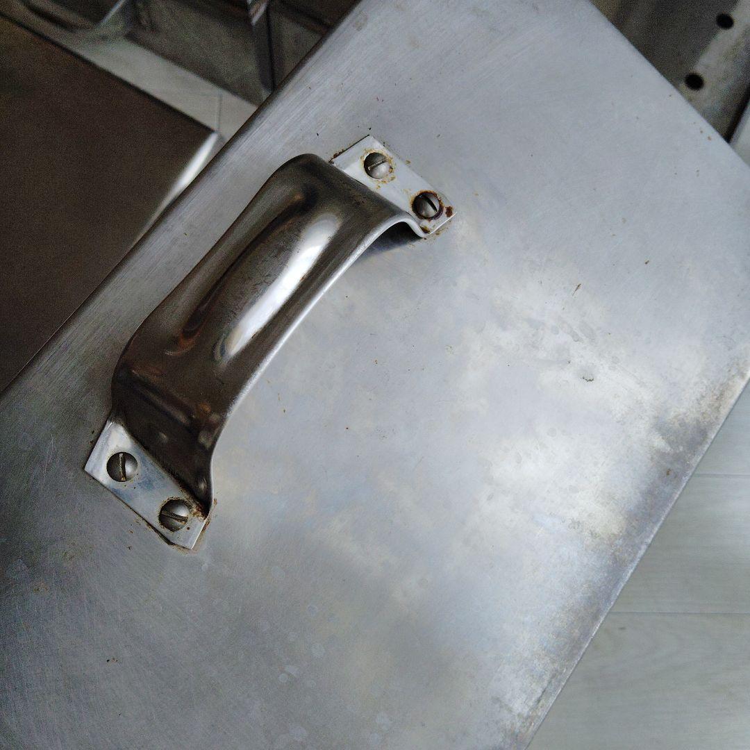 業務用ステンレス製3段 蒸し器 直火ガスコンロ対応 約33×33×44cm 三段