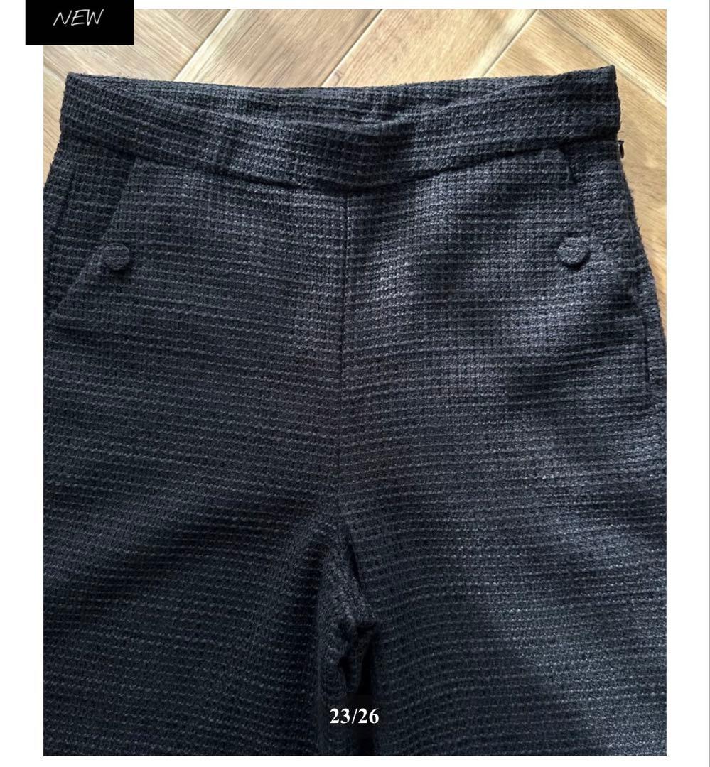 ok.soon オクスンツイードジャケット&ワイドパンツ