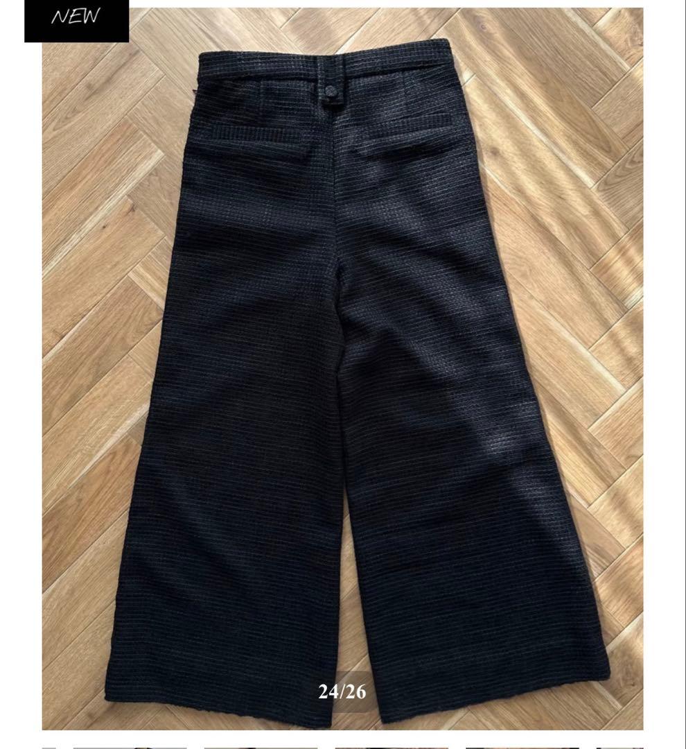 ok.soon オクスンツイードジャケット&ワイドパンツ