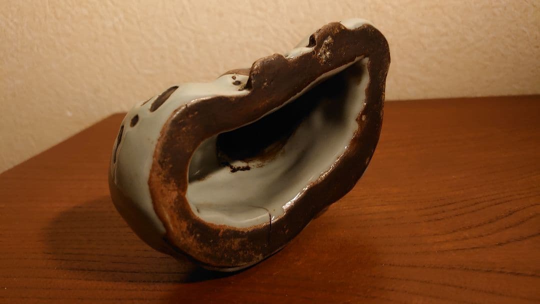 青磁　李朝　だるま　蘇山　諏訪蘇山　蔵出し　アンティーク青磁　１客