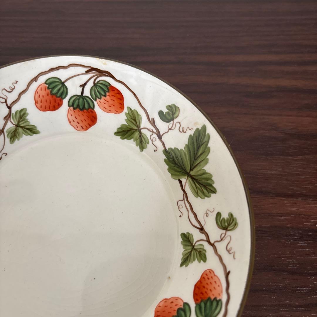 【超希少】ウェッジウッド ワイルドストロベリーの系譜 小皿 13cm 2枚