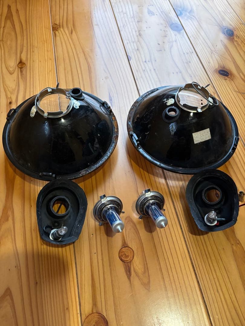 BMCミニ用ローバーミニ用 英国車ルーカスH4 ポジション付　LUCAS 当時物