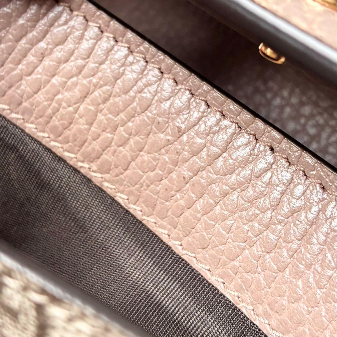 【新品・保管品】GUCCI 長財布 ダブルG バイカラー コンチネンタル ピンク