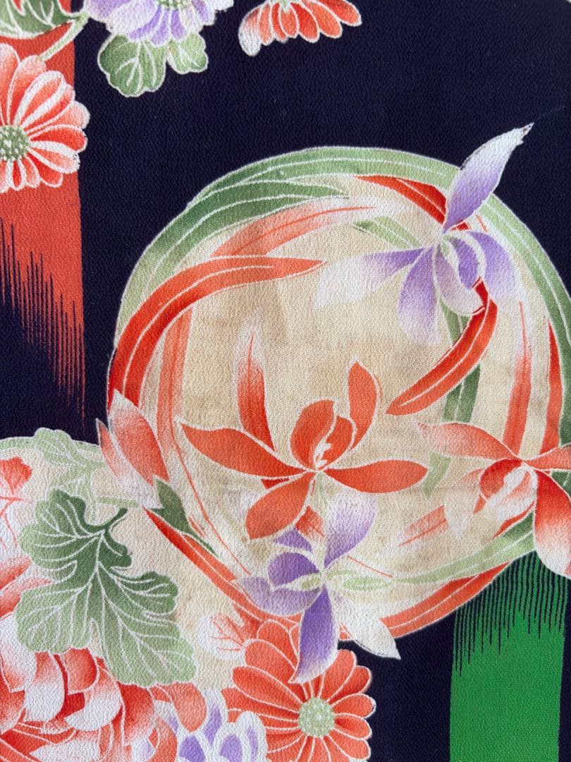 アンティーク　錦紗　子供着物