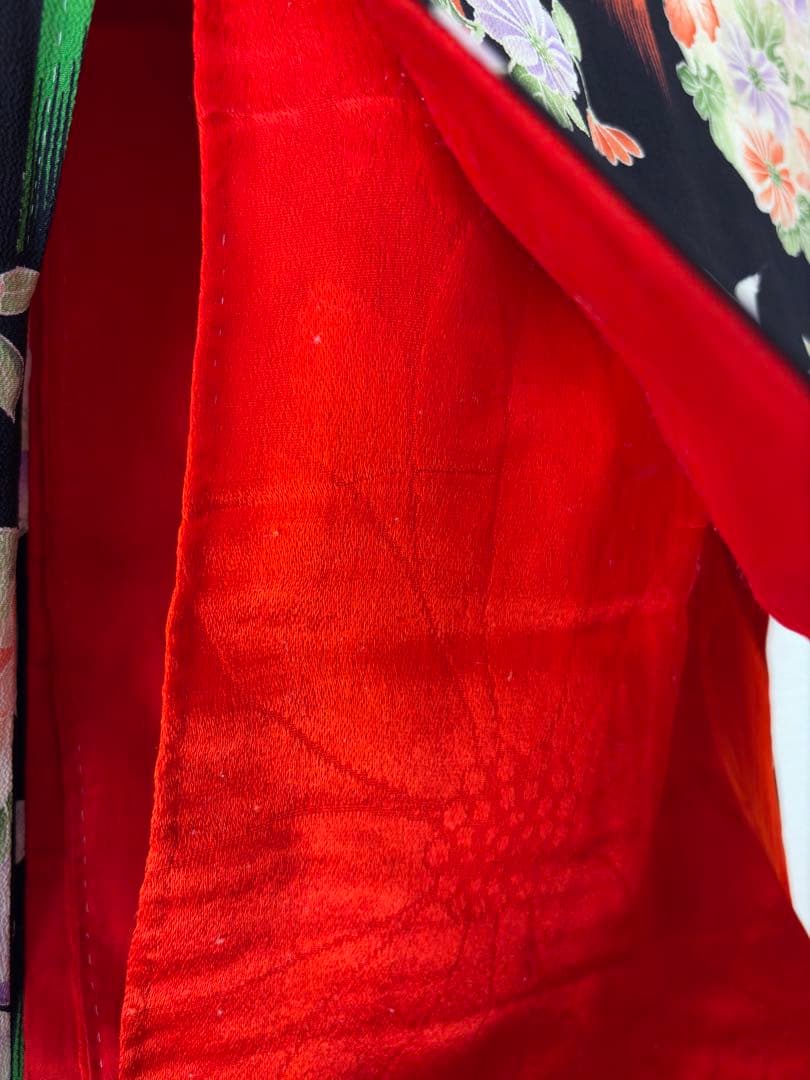 アンティーク　錦紗　子供着物